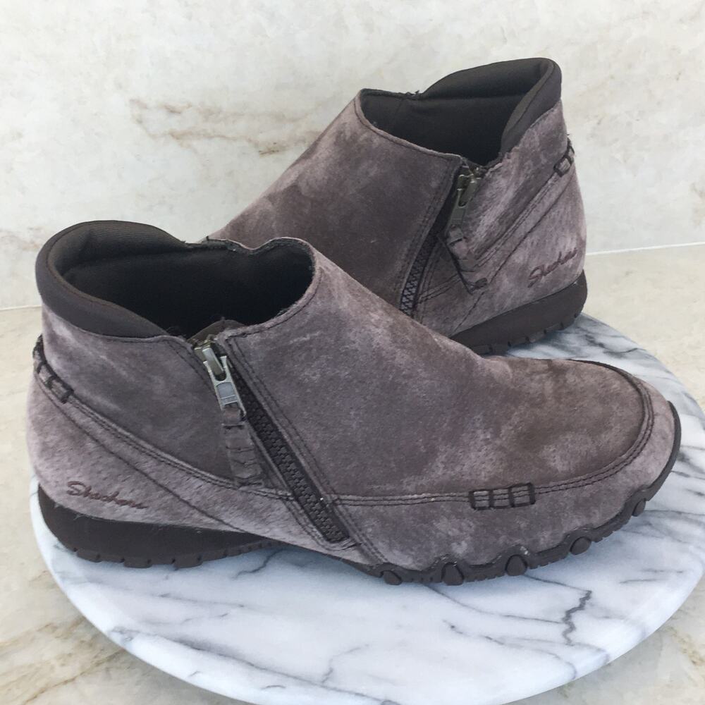 Skechers Suede Booties Women's Size 7.5